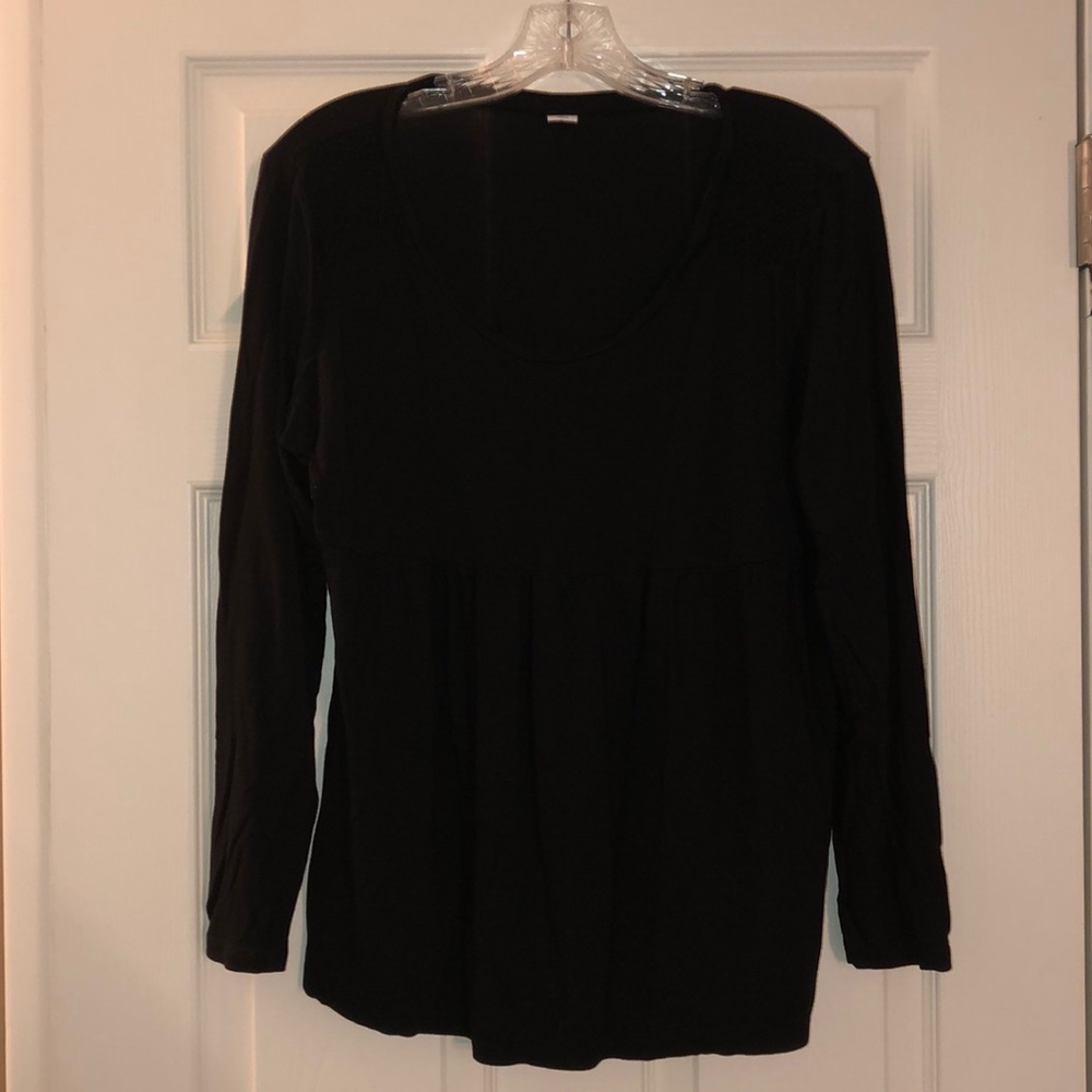 🥰Black long sleeve Maternity Top
